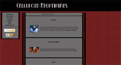 Desktop Screenshot of celluloidnightmares.co.uk